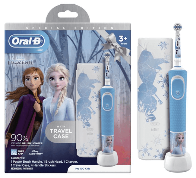 Thiết kế Oral-B Pro D100 Frozen Kids bắt mắt