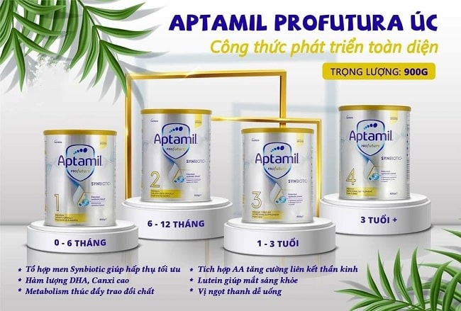 Sữa aptamil úc số 4 cho trẻ mấy tuổi, Sữa Aptamil số 4 mẫu mới