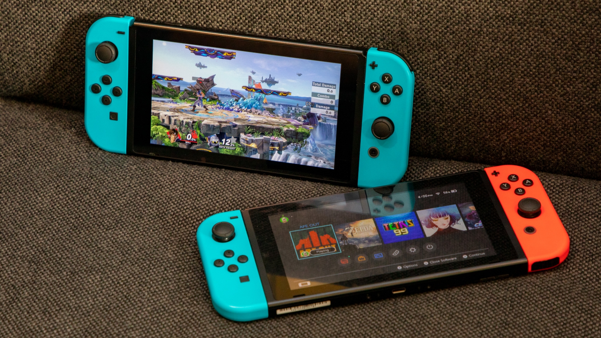Máy Chơi Game Nintendo Switch Neon Blue & Red Joy‑Con (Bản Full)